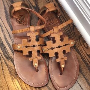 Tory Burch Phoebe flat sandal size 8